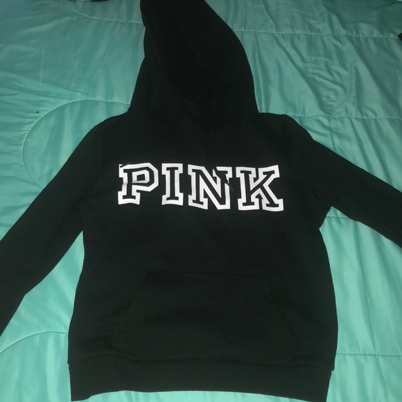 PINK Victoria's Secret Sweaters - Black pullover hoodie from Victoria’s Secret PINK